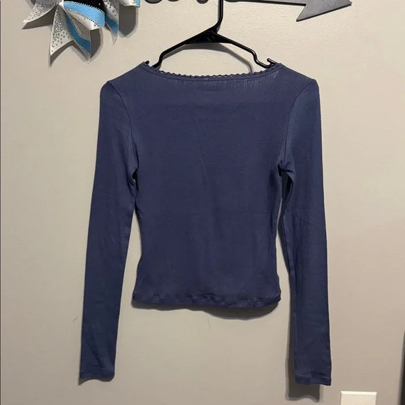 Aeropostale Navy Long Sleeve with Number 25 - Picture 3 of 4